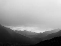 Noir_et_blanc Paysage Ciel Montagne