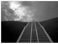 Escalier au futuroscope.